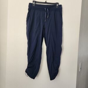 Lululemon athletica WOMENS Dark Blue Joggers With Drawstring.